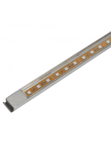Cascata per Laghetto Rettangolare con LED in Acciaio Inox 90 cm