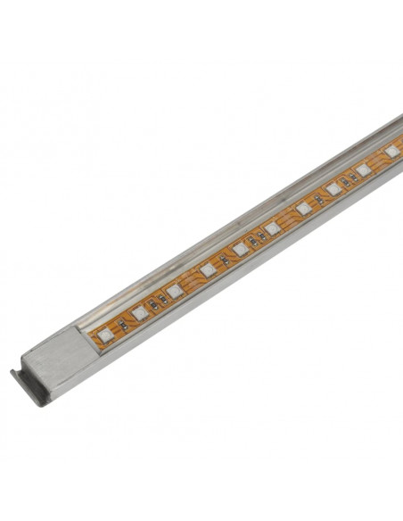 Cascata per Laghetto Rettangolare con LED in Acciaio Inox 90 cm