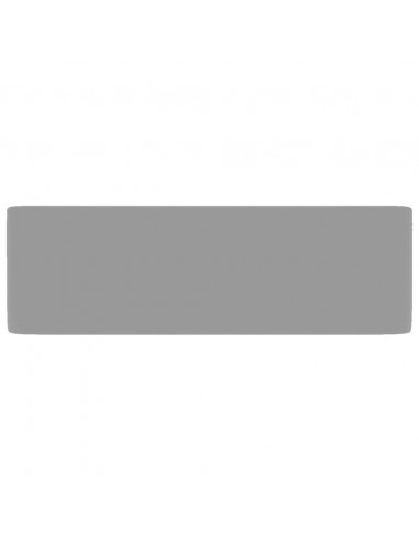 Lavandino Luxury Grigio Chiaro Opaco 41x30x12 cm in Ceramica