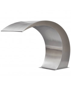 Cascata da Giardino in Acciaio Inossidabile 45x30x60 cm 2