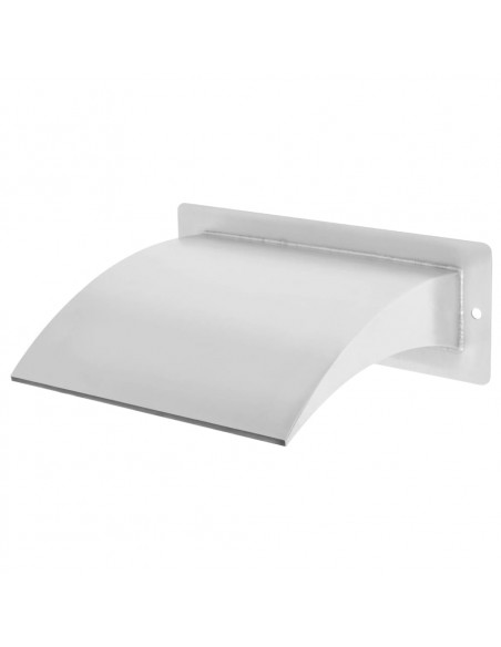 Fontana per Piscina in Acciaio Inossidabile 30x9x26 cm Argento