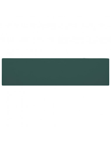 Lavandino con Troppopieno in Ceramica Verde Scuro