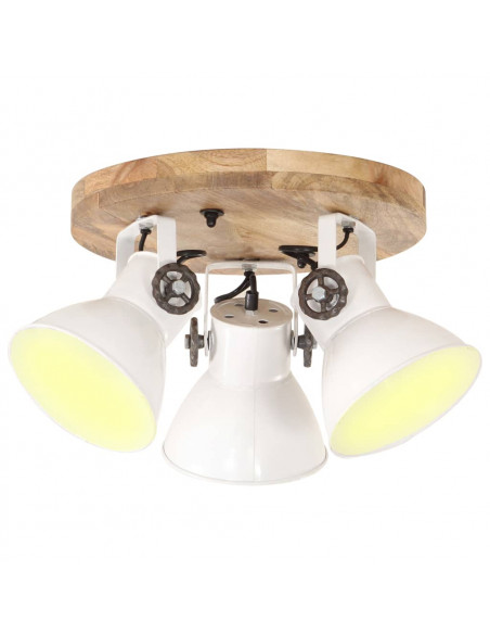 Lampada a Sospensione Industriale 25 W Bianca 42x27cm E27