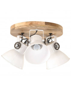 Lampada a Sospensione Industriale 25 W Bianca 42x27cm E27 2