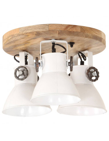 Lampada a Sospensione Industriale 25 W Bianca 42x27cm E27