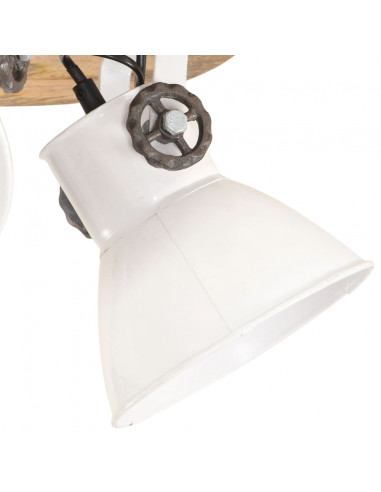 Lampada a Sospensione Industriale 25 W Bianca 42x27cm E27