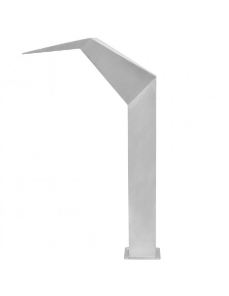 Fontana per Piscina in Acciaio Inossidabile 50x30x90 cm Argento