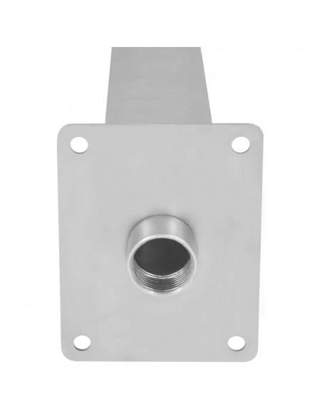 Fontana per Piscina in Acciaio Inossidabile 50x30x90 cm Argento
