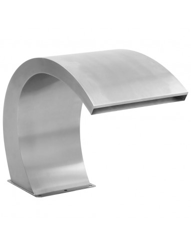 Fontana per Piscina con LED in Acciaio Inox 30x60x45 cm