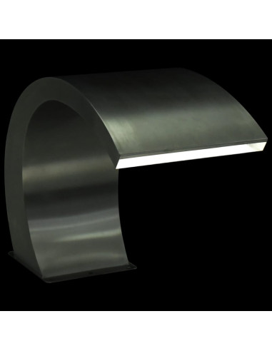 Fontana per Piscina con LED in Acciaio Inox 30x60x45 cm