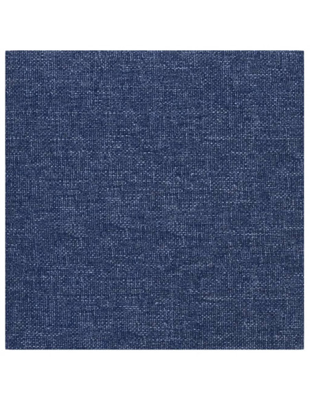 Pannelli Murali 12 pz Blu 30x30 cm in Tessuto 1,08 m²