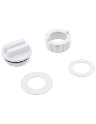 Fontana da Piscina 13 pz Bianco