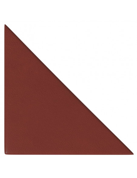 Pannelli Murali 12 pz Rosso Vino 30x30 cm in Similpelle 0,54 m²