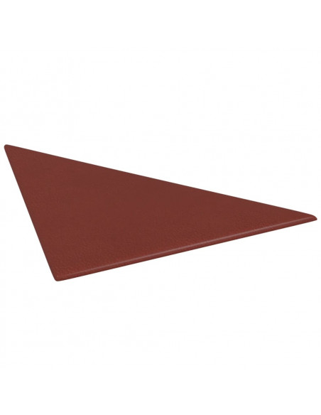 Pannelli Murali 12 pz Rosso Vino 30x30 cm in Similpelle 0,54 m²