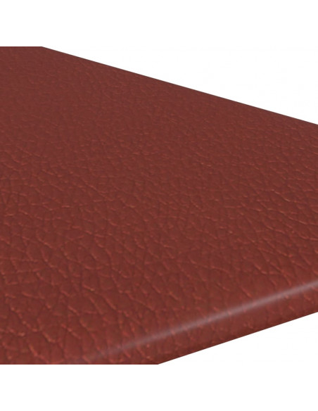 Pannelli Murali 12 pz Rosso Vino 30x30 cm in Similpelle 0,54 m²