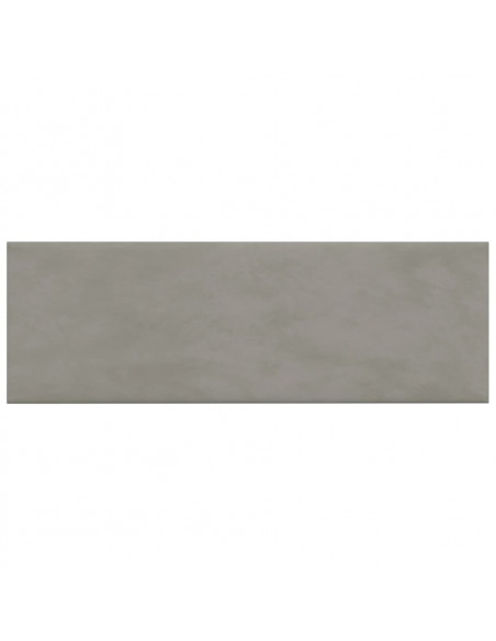 Pannelli Murali 12 pz Grigio Chiaro 90x30 cm Velluto 3,24 m²