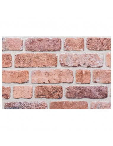 Pannelli Murali 3D 10 pz Rosso 100x50 cm EPS