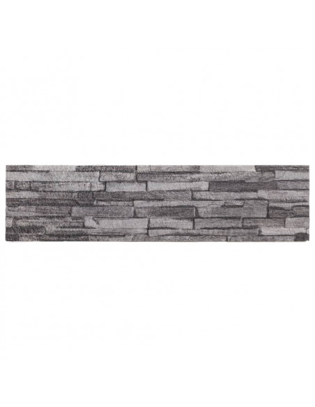 Pannelli Murali 3D 14 pz Antracite 100x25 cm EPS