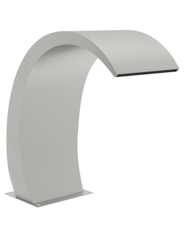 Fontana per Piscina con LED 22x60x70 cm in Acciaio Inox 304