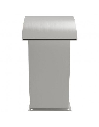 Fontana per Piscina con LED 22x60x70 cm in Acciaio Inox 304