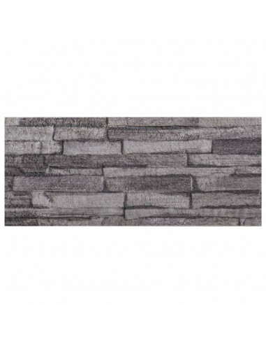 Pannelli Murali 3D 14 pz Antracite 100x25 cm EPS