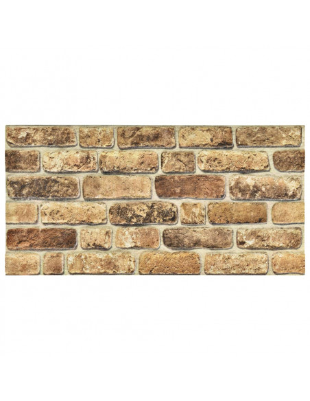 Pannelli Murali 3D con Design Mattoni Sabbia Scuro 11 pz EPS