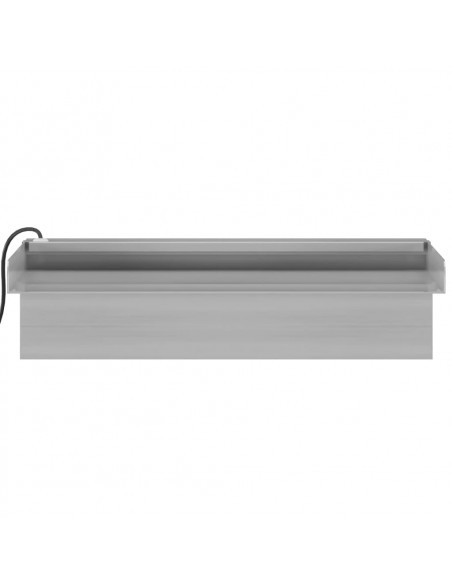Sfioratore a Cascata con LED RGB Acciaio Inox 30 cm