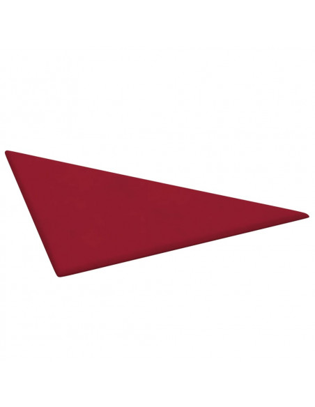 Pannelli Murali 12 pz Rosso Vino 30x30 cm Velluto 0,54 m²