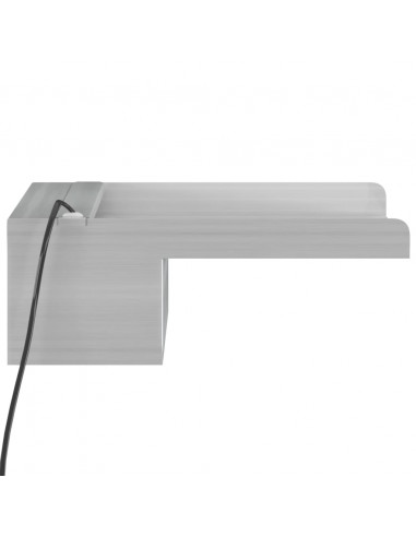 Sfioratore a Cascata con LED RGB Acciaio Inox 30 cm