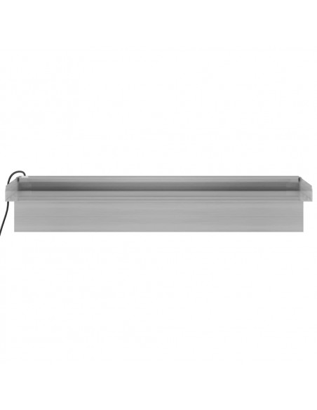 Sfioratore a Cascata con LED RGB Acciaio Inox 45 cm