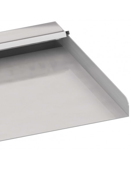 Sfioratore a Cascata con LED RGB Acciaio Inox 45 cm