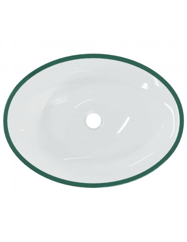 Lavandino in Vetro 50x37x14 cm Trasparente