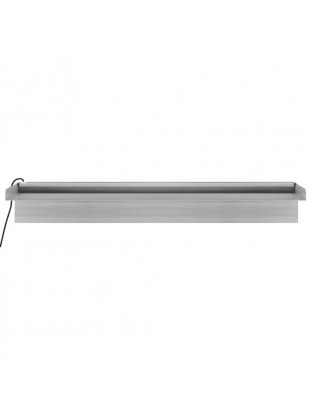 Sfioratore a Cascata con LED RGB Acciaio Inox 60 cm