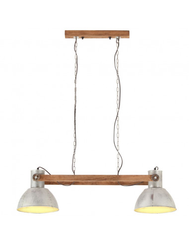 Lampada a Sospensione Industriale 25 W Argento 109 cm E27