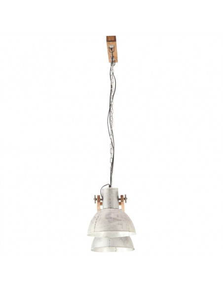 Lampada a Sospensione Industriale 25 W Argento 109 cm E27
