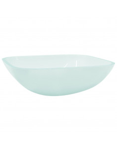 Lavandino in Vetro 42x42x14 cm Smerigliato 2