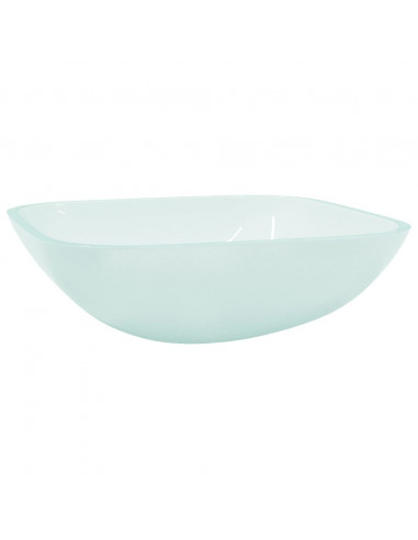 Lavandino in Vetro 42x42x14 cm Smerigliato