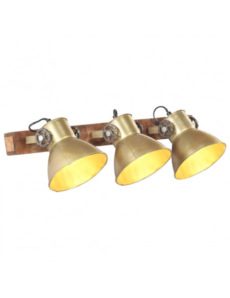 Lampada da Parete Stile Industriale Ottone 65x25 cm E27