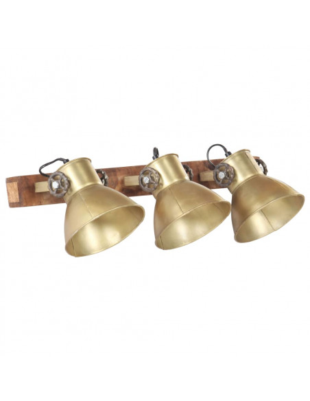 Lampada da Parete Stile Industriale Ottone 65x25 cm E27