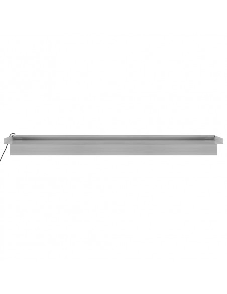 Sfioratore a Cascata con LED RGB Acciaio Inox 90 cm