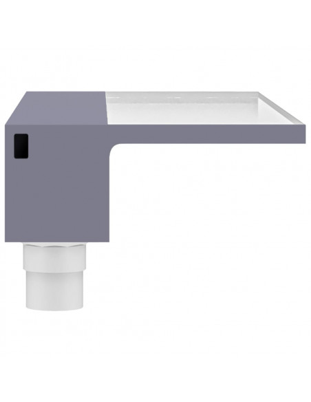 Sfioratore a Cascata con LED RGB Acrilico 60 cm