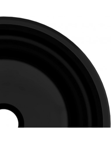 Lavandino in Vetro Temperato 30x12 cm Nero