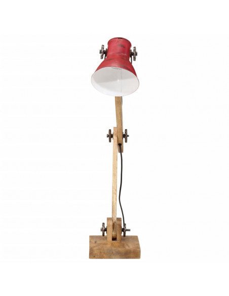 Lampada da Scrivania 25 W Rosso Anticato 23x18x96 cm E27