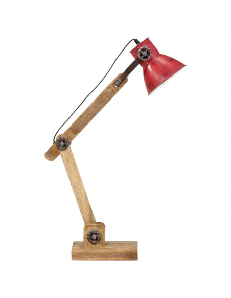 Lampada da Scrivania 25 W Rosso Anticato 23x18x96 cm E27