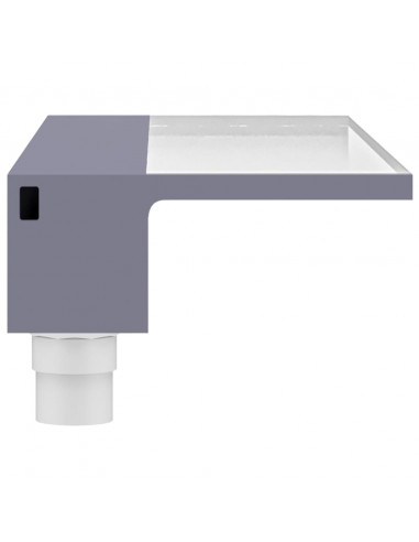 Sfioratore a Cascata con LED RGB Acrilico 108 cm