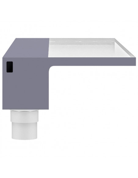 Sfioratore a Cascata con LED RGB Acrilico 108 cm