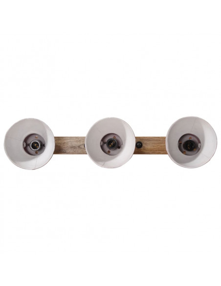 Lampada a Parete 25 W Rosso Anticato 65x25 cm E27