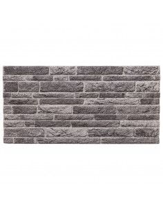 Pannelli Murali 3D 10 pz Antracite 100x50 cm EPS 2