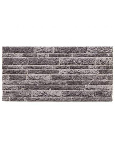 Pannelli Murali 3D 10 pz Antracite 100x50 cm EPS