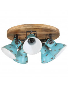 Lampada da Soffitto 25 W Blu Anticato 50x50x25 cm E27 2